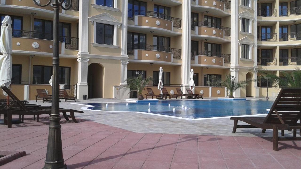 Aparthotel Flora Beach Private Pomorie Exterior foto